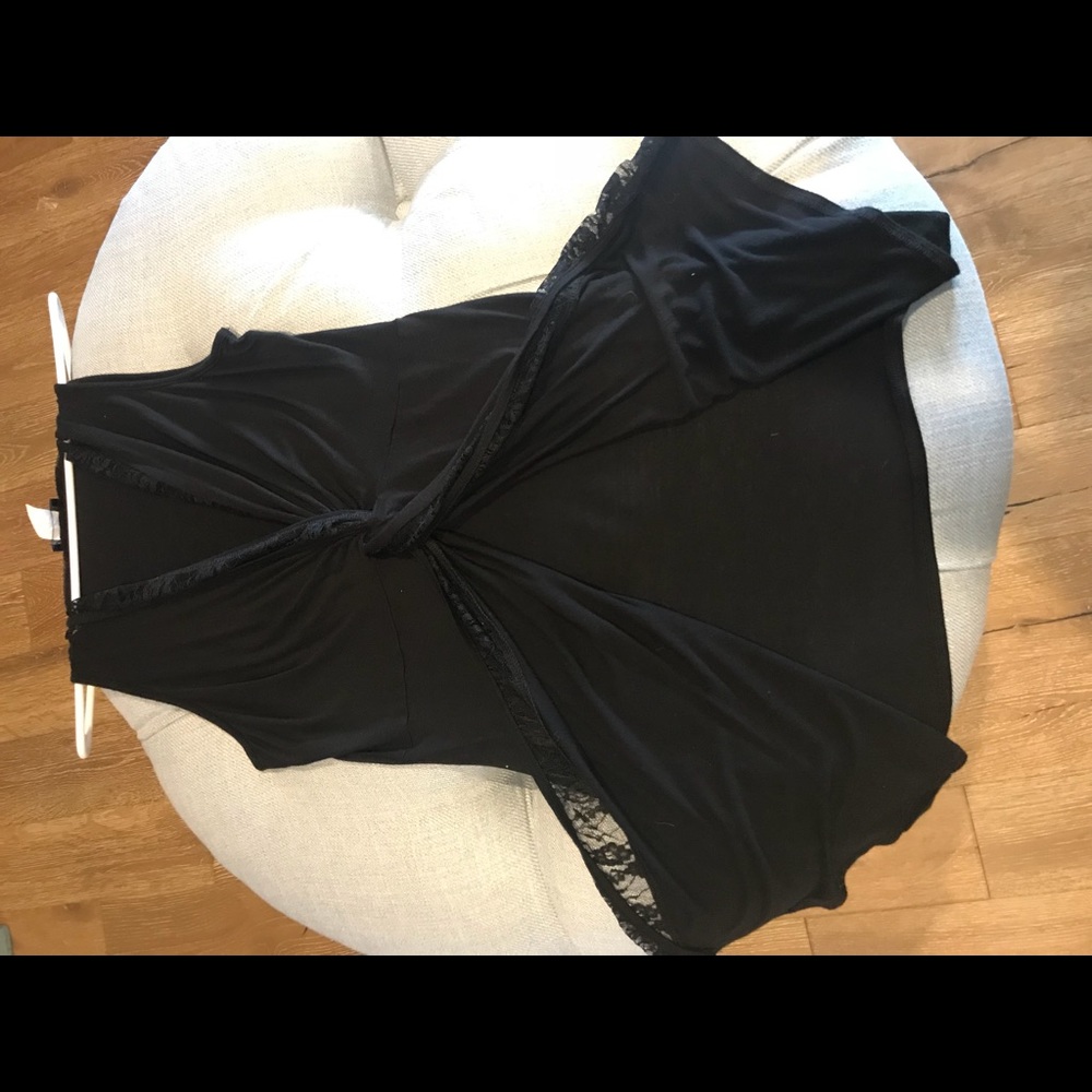 Venus lacy black top